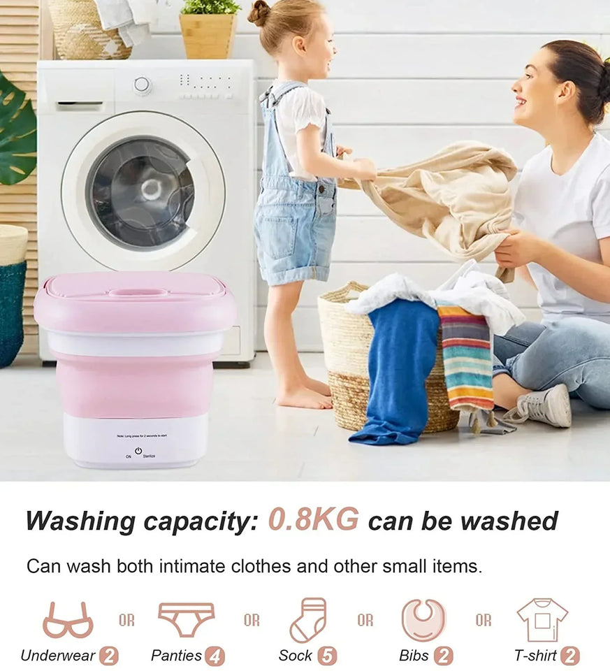 Portable Mini Foldable Washing Machine