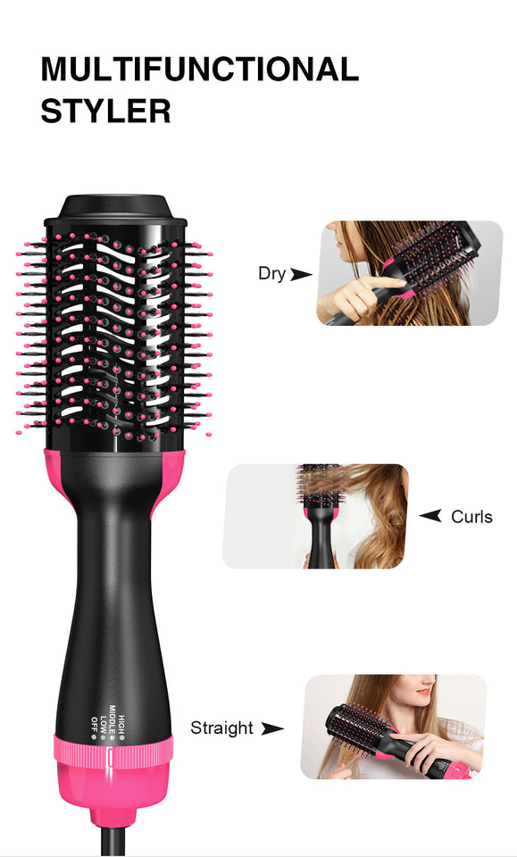 Professional Hair Straightener/Curler Brush