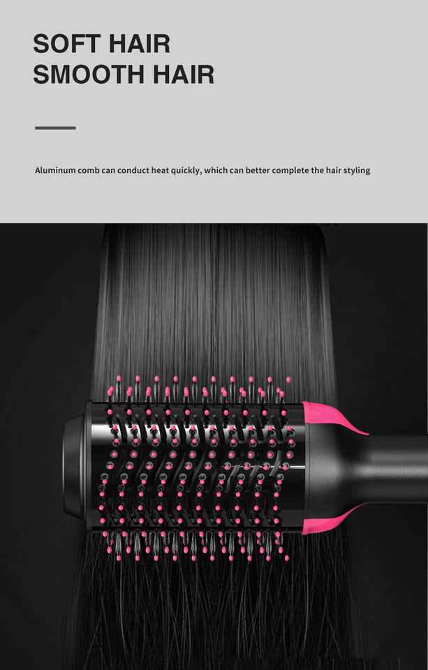 Professional Hair Straightener/Curler Brush
