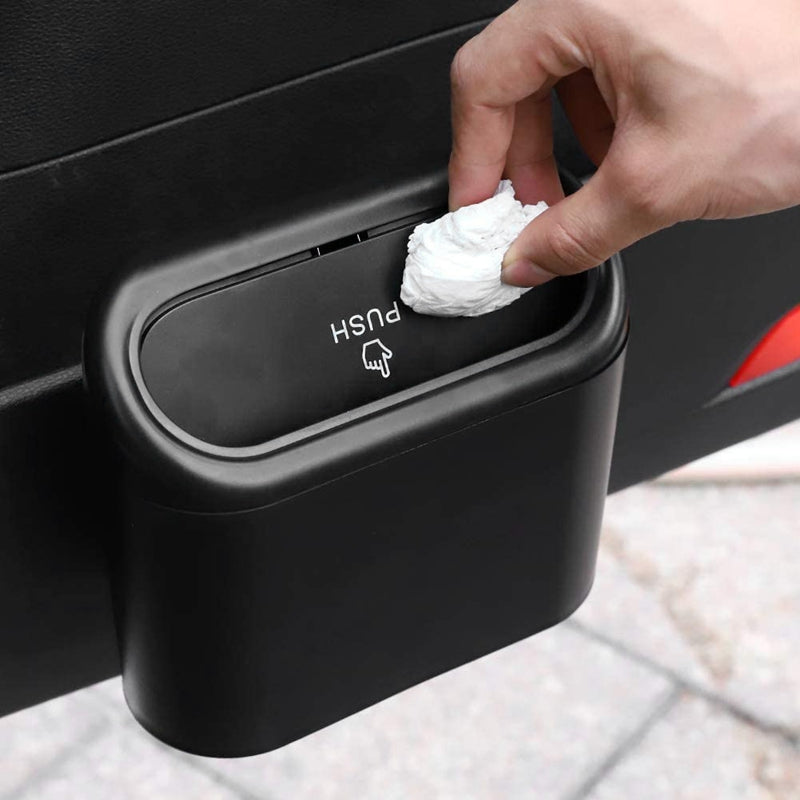 Car Trash Can with Lid