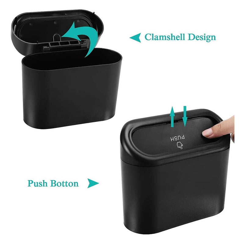 Car Trash Can with Lid